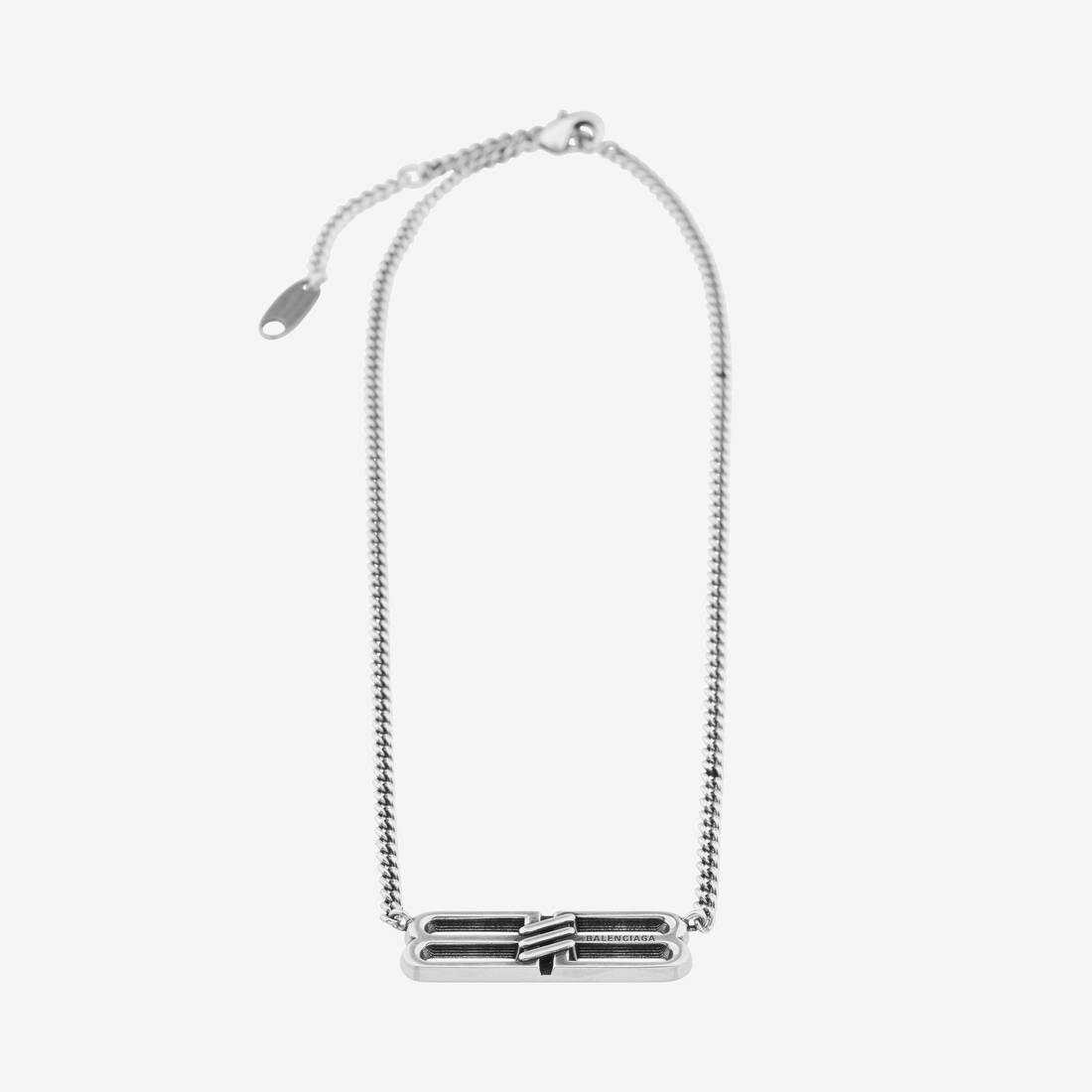 BB ikon halsband i antik silver