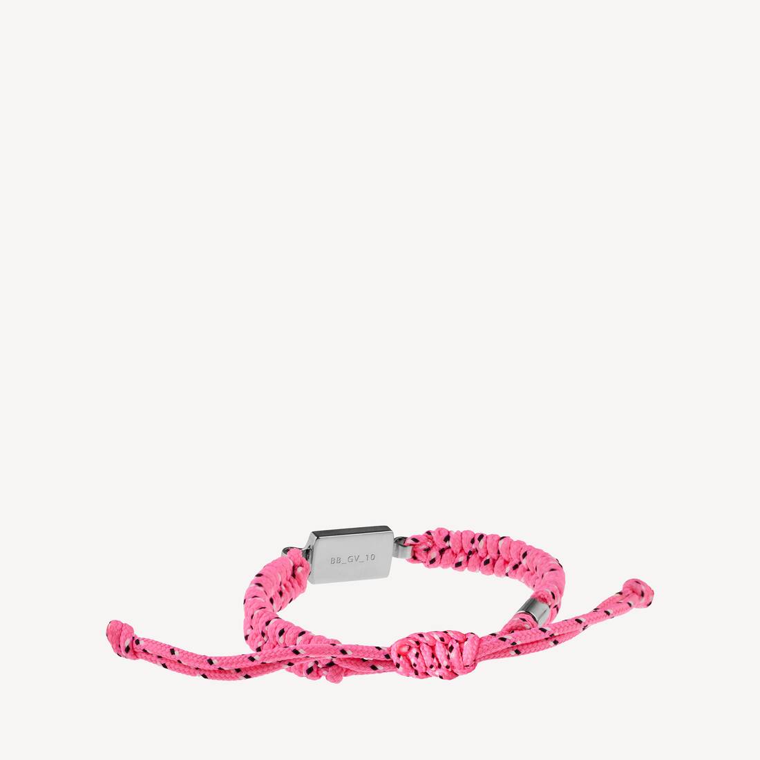 Saint-germain knäppbrosch i rosa/svart/vit/glansande silver