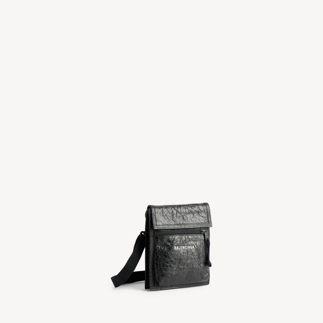 Herrars Explorer Pouch med rem liten i svart
