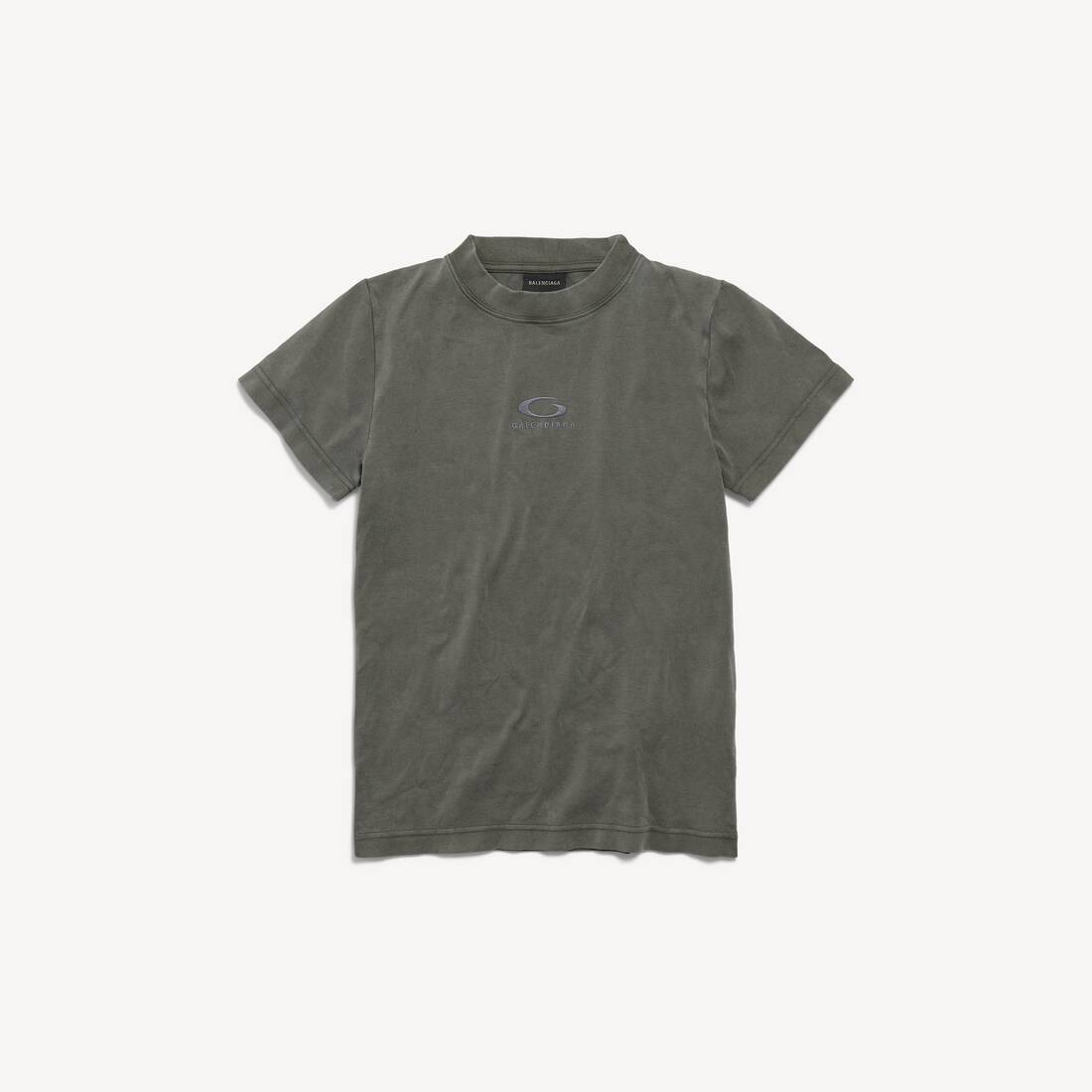 Damsk loop Sports Icon formfylld T-shirt i grå
