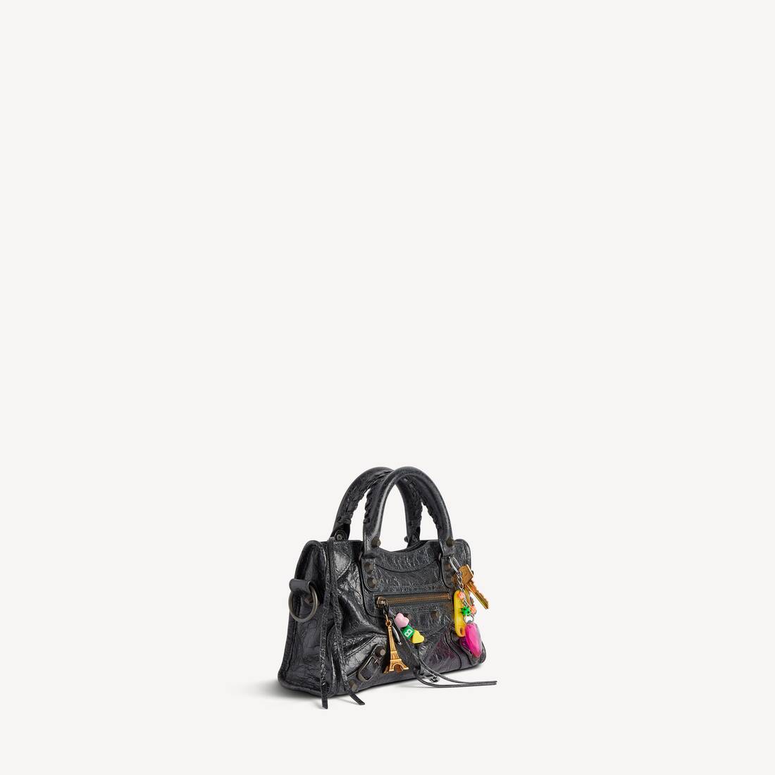 Damkassett Le City Bag Mini med charm i svart