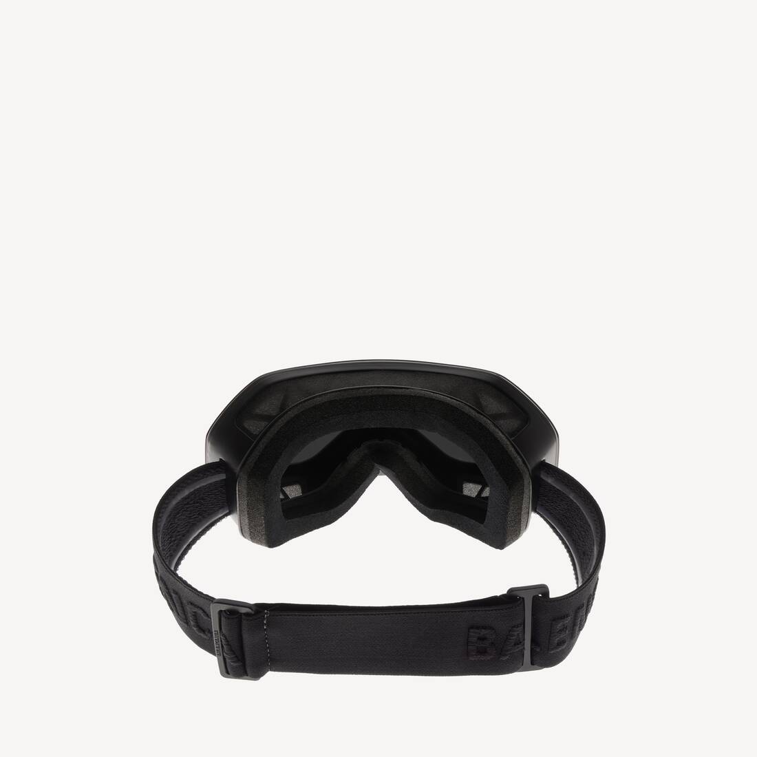 Ski-mask med glas i svart