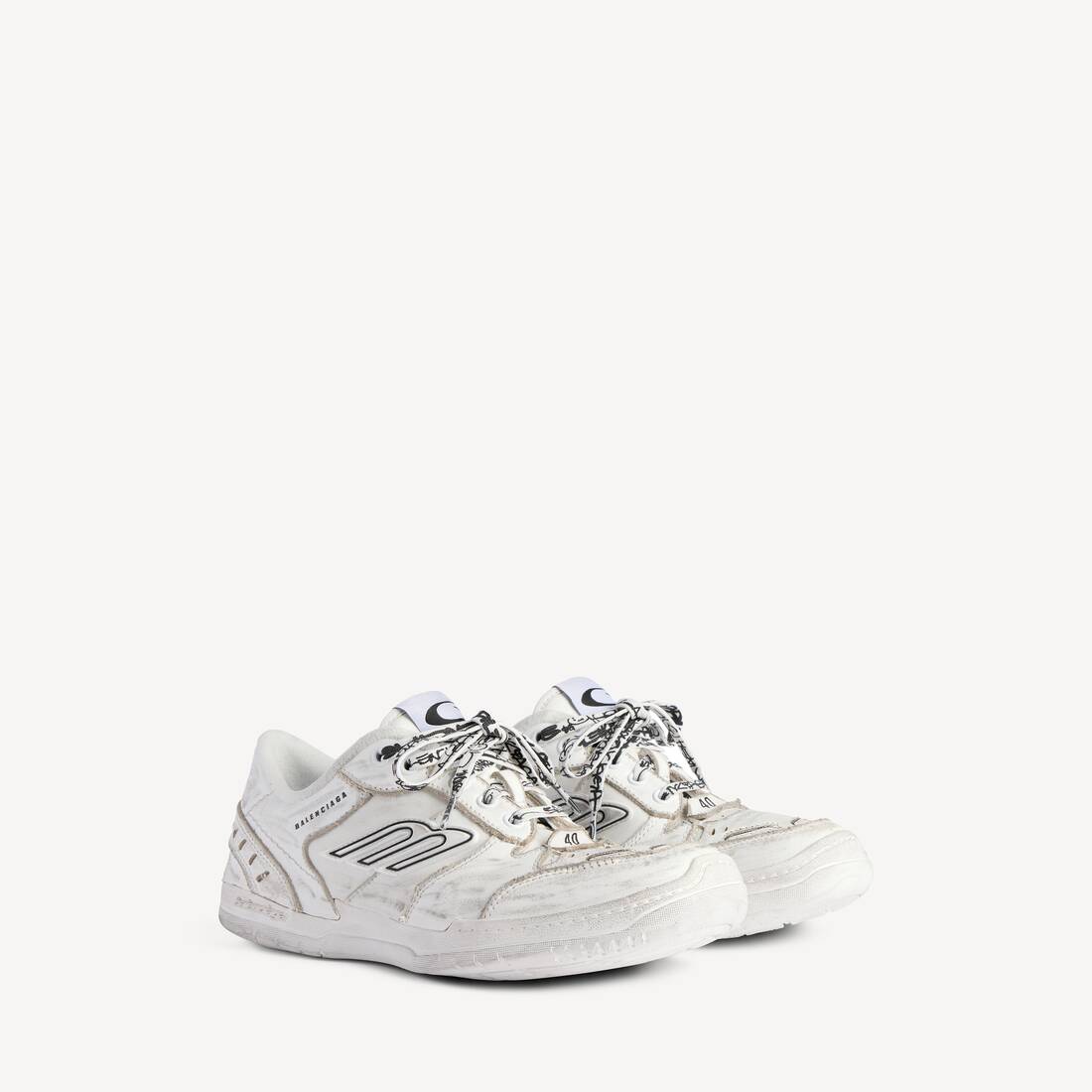 Damers Hamptons Medium Sliten Loafer i vitt