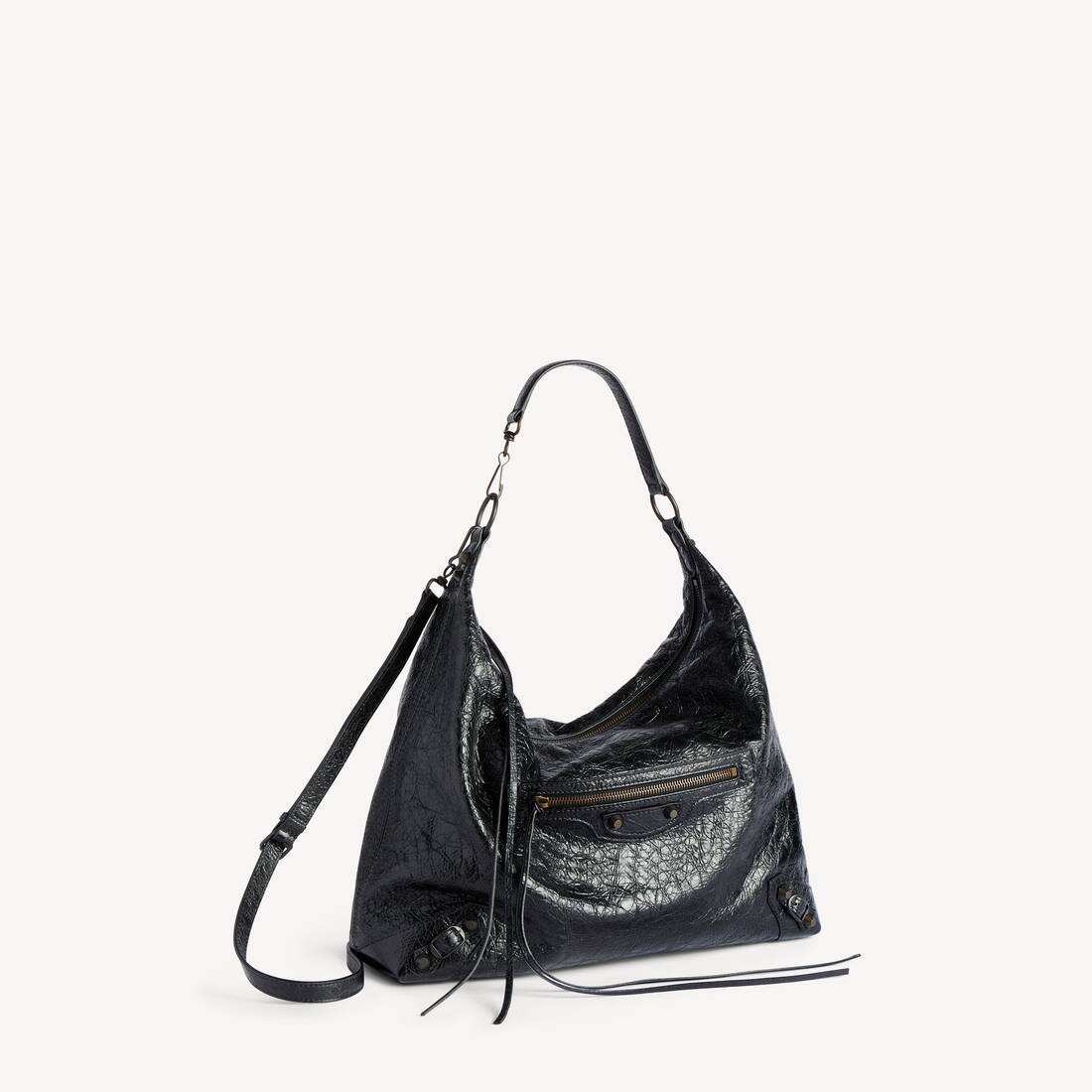 Damas Le City Hobo-Handväska medium i svart