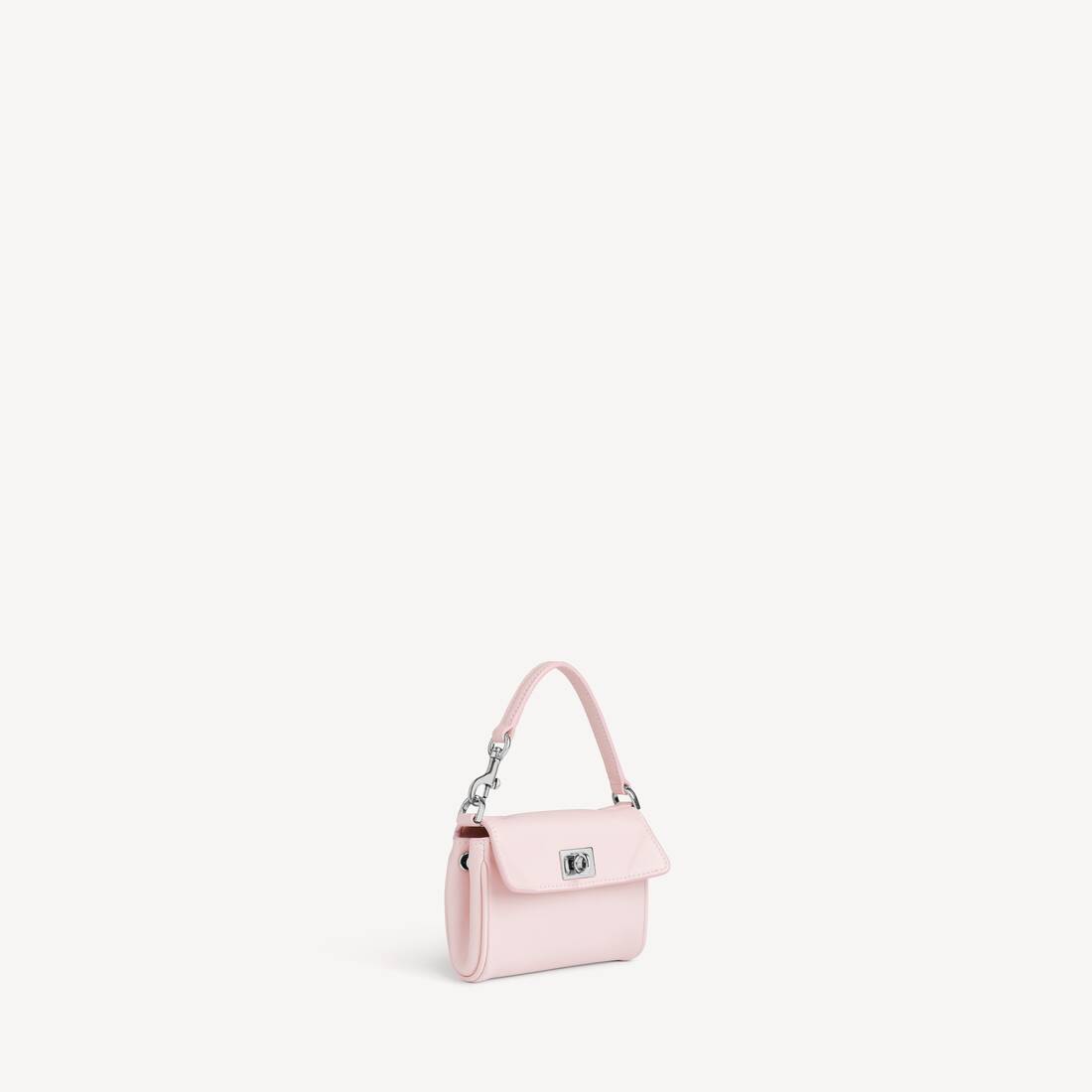 Kvinnas rodeo mikrobag charm i skinnrosa