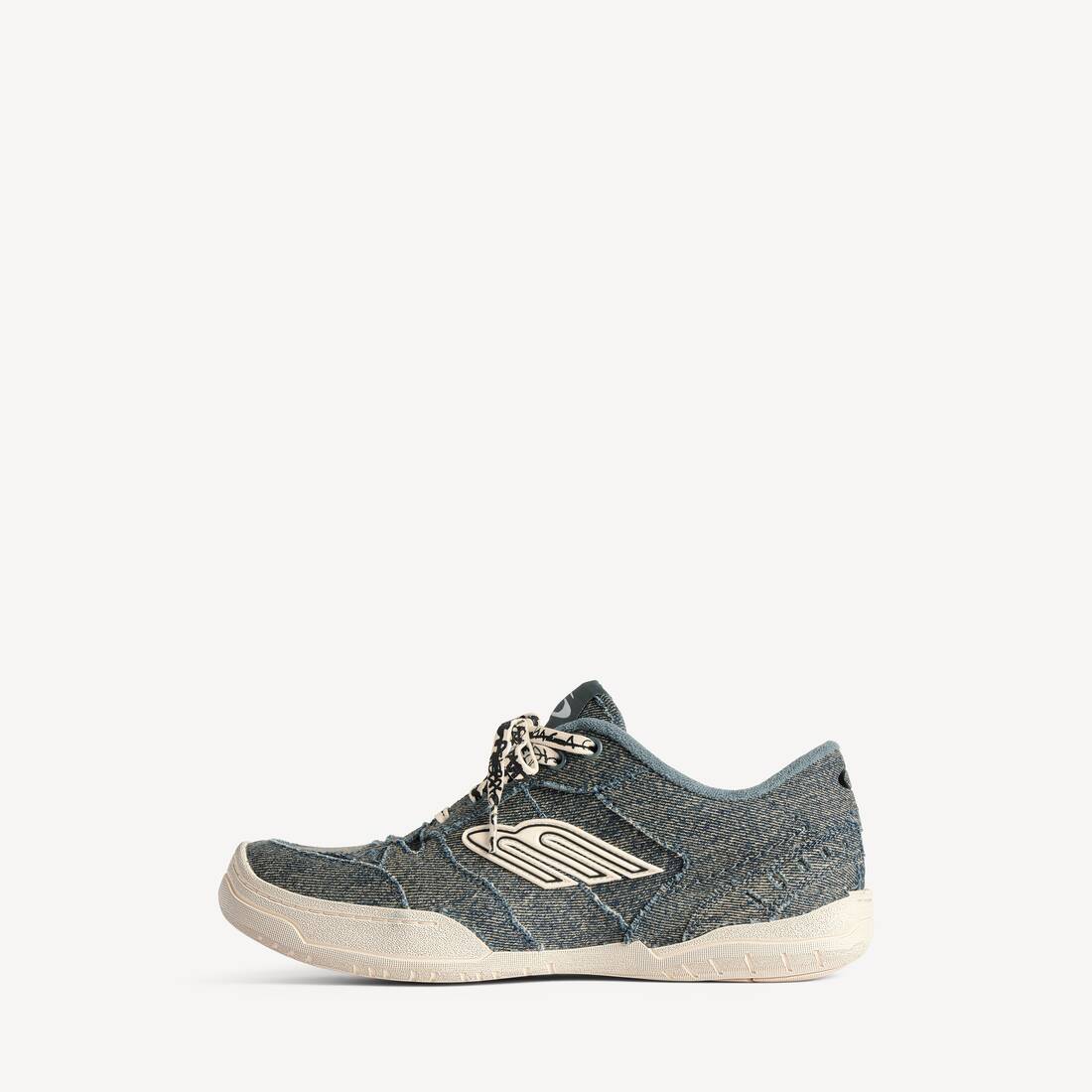 Herrarnas Hamptons denimlugga i blått/offvitt