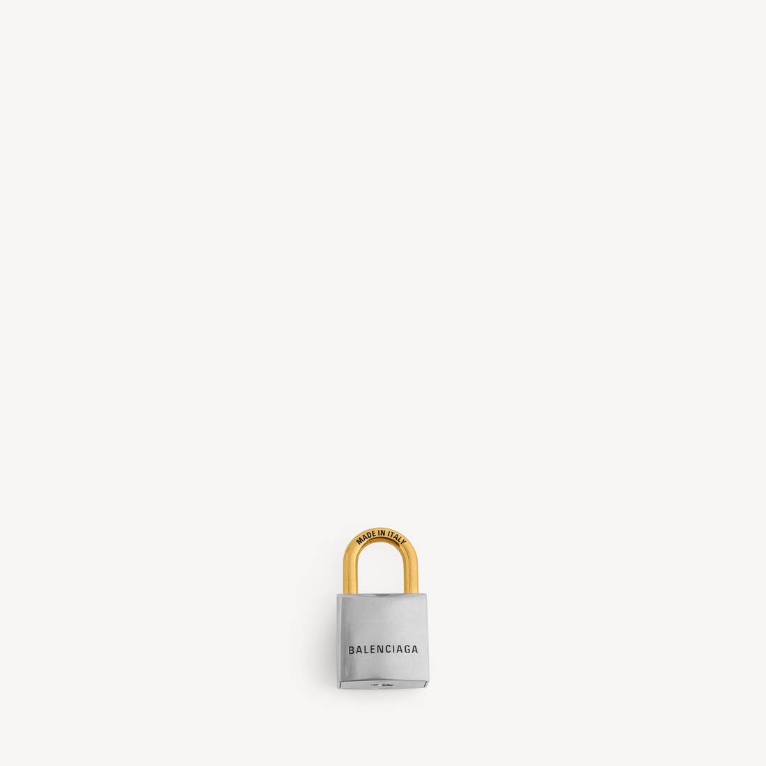 Kvinnors charm/nöckelring BB-lås i silver/guld