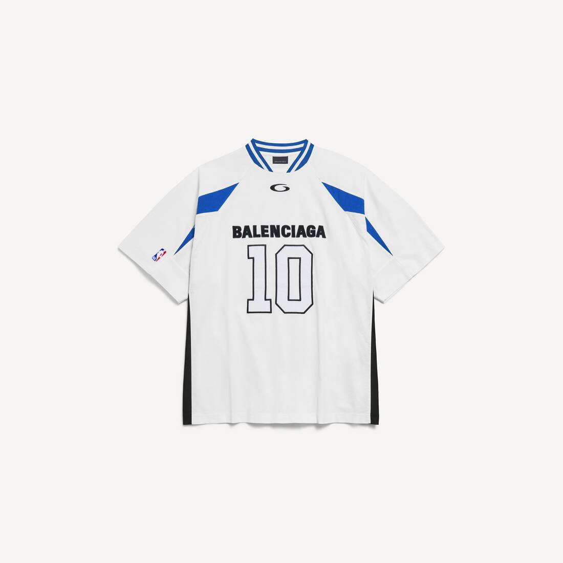 Herrars Balenciaga | Nba-samarbete Oversized T-shirt i vit/multifärg