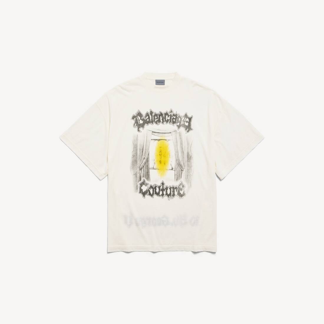 Damas Salon De Couture formad T-shirt i cream