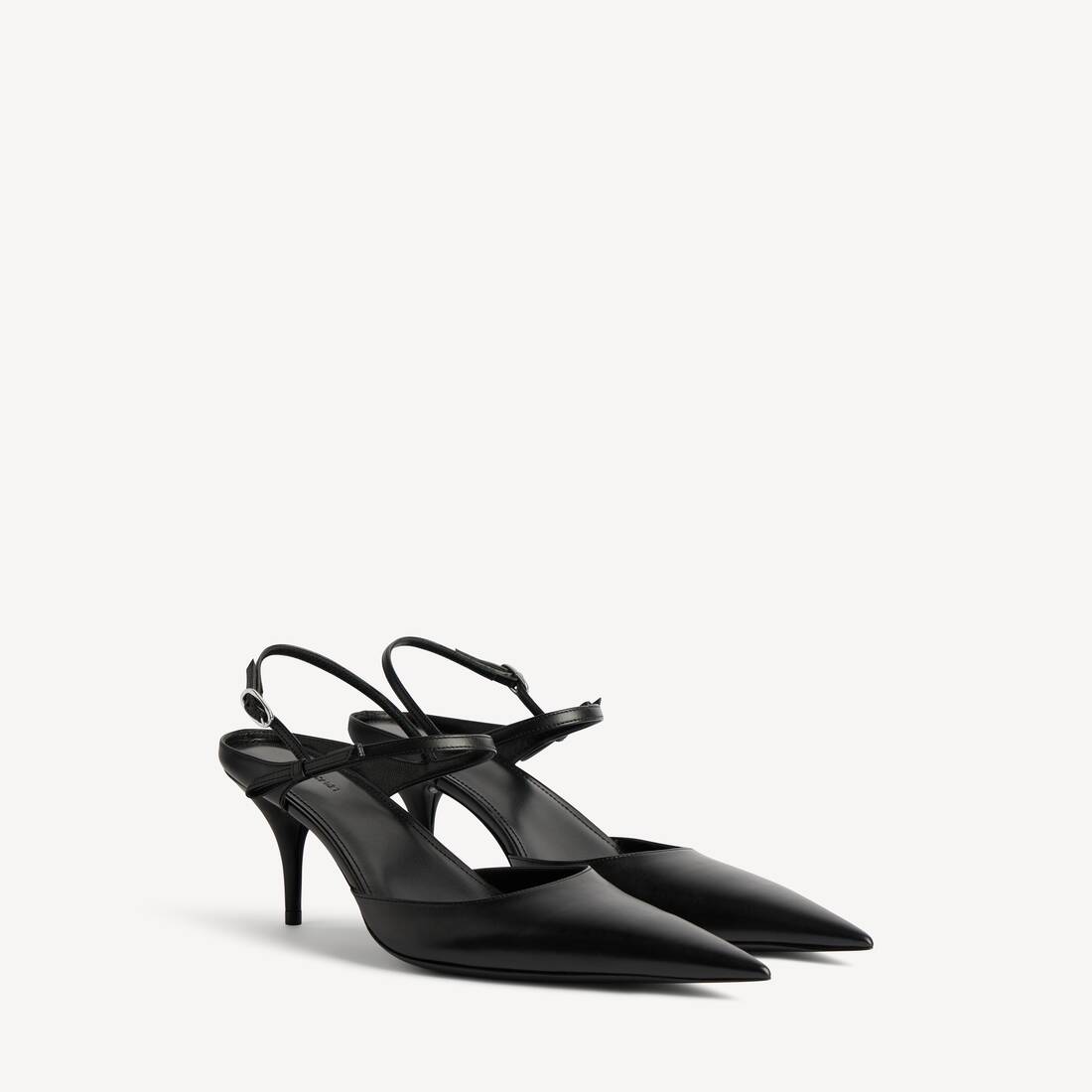 Damkvinna Avenue Bow Slingback i svart/silver