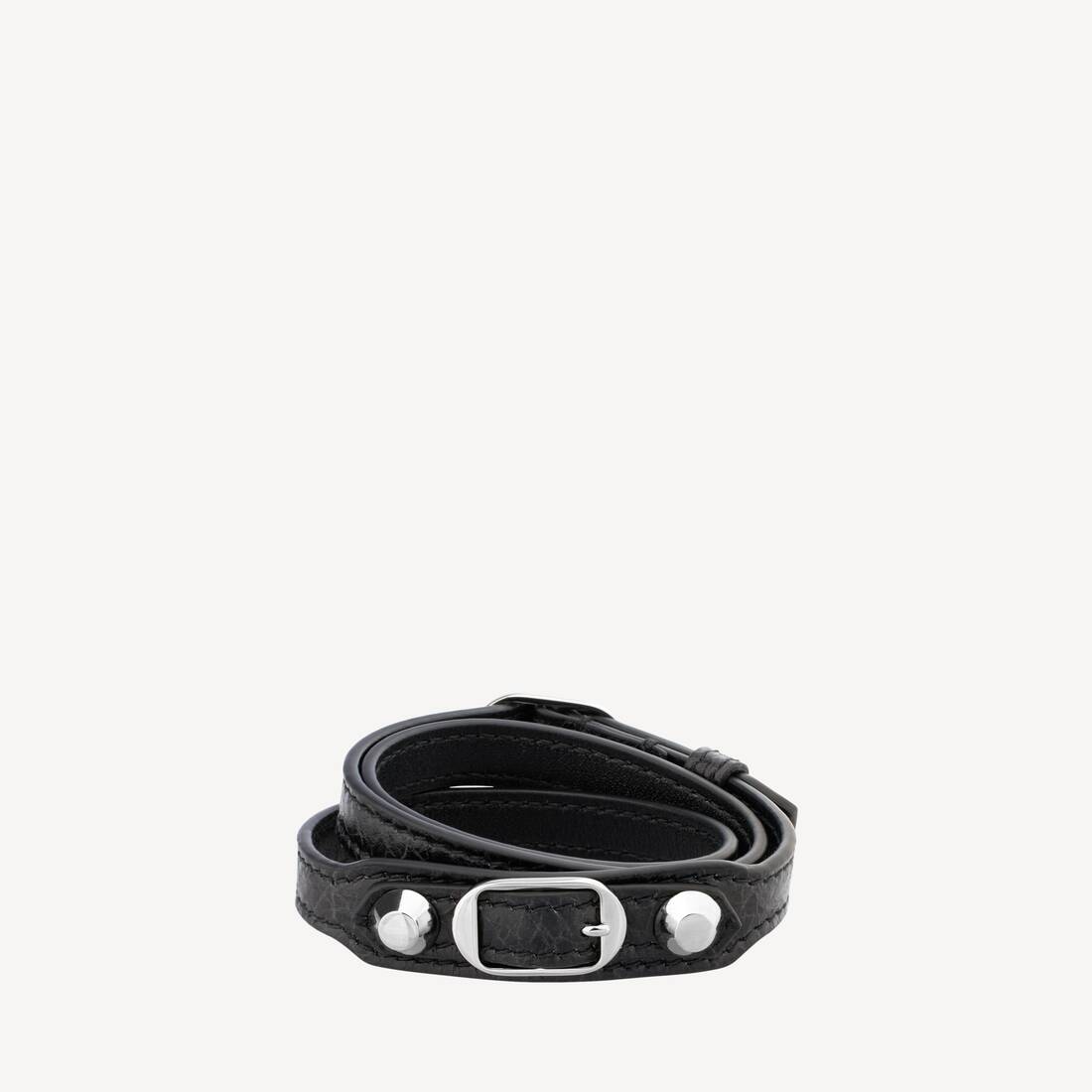 Kvinnors stads trippelarmband i svart