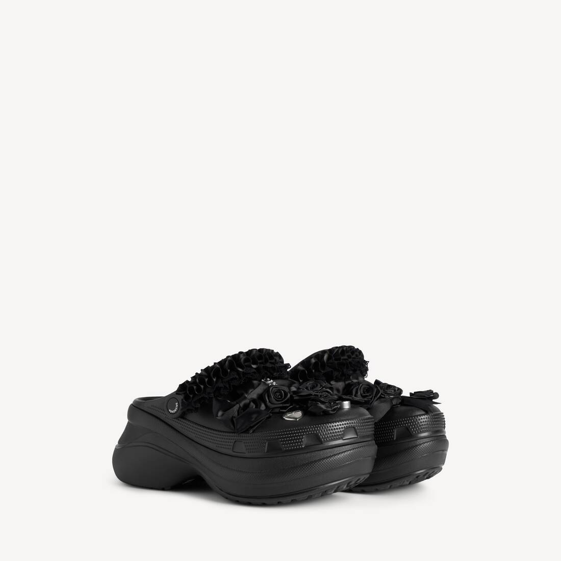 Kvinnors Crocs™ Mule Jibbitz™ i svart