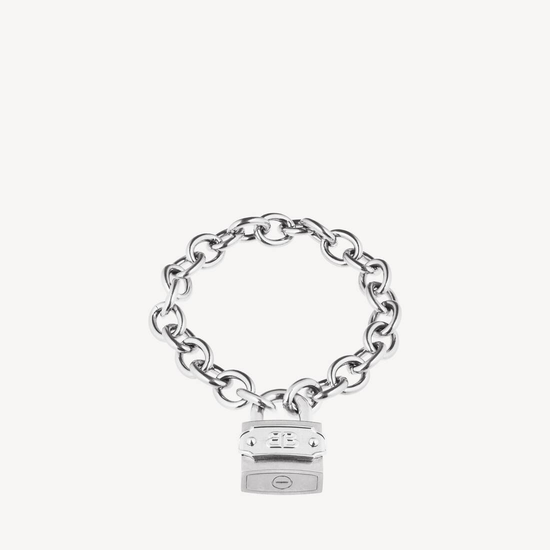 BB-låsarmband i silver/antiksilver