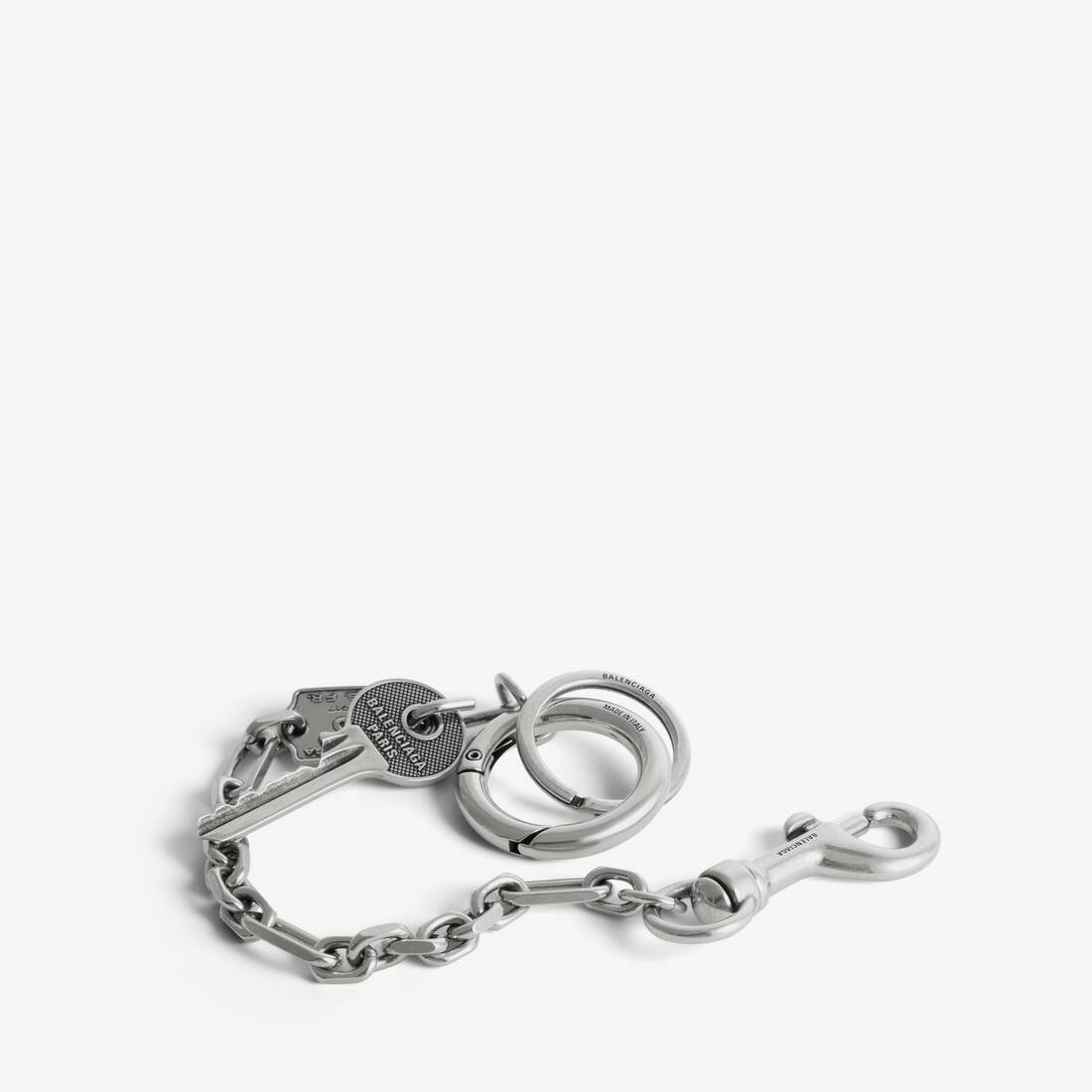 Herrars Neverlost nyckelring i antik silver