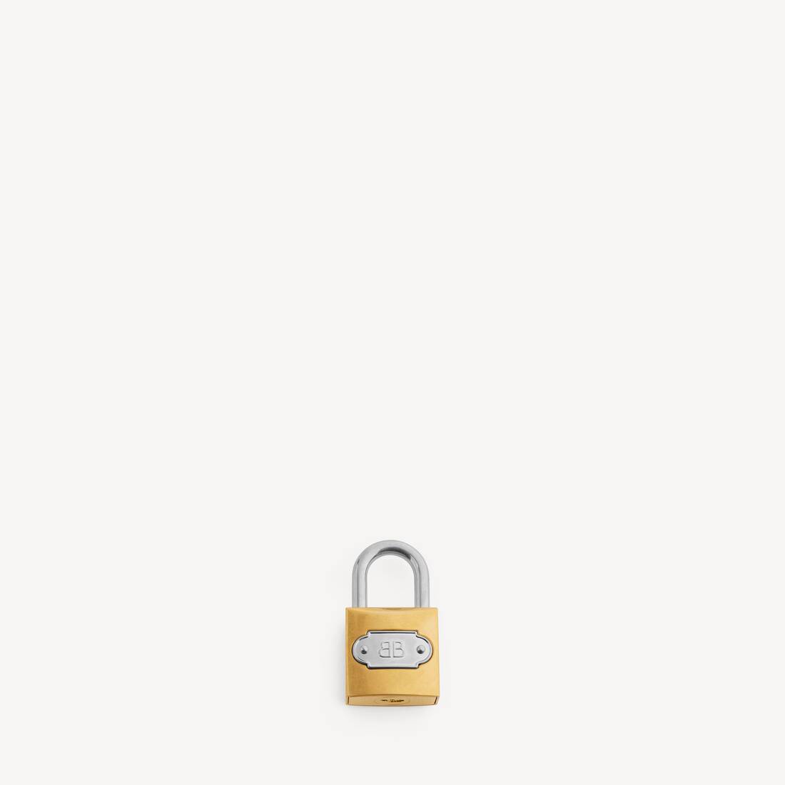 Kvinnas charm/nötklocka BB-lås i guld/silver