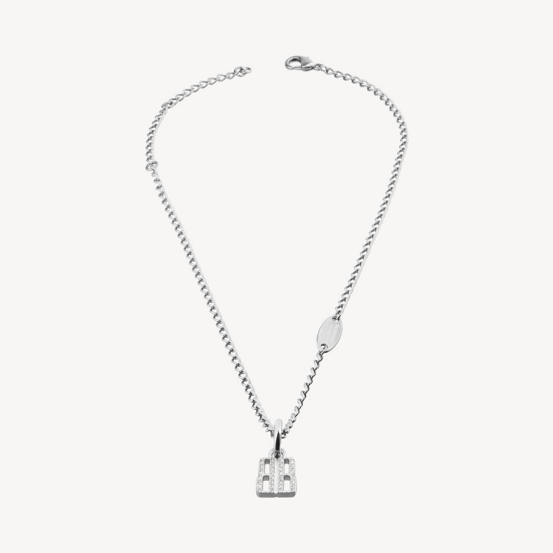 Kvinnas Nano-tunn halsband i silver