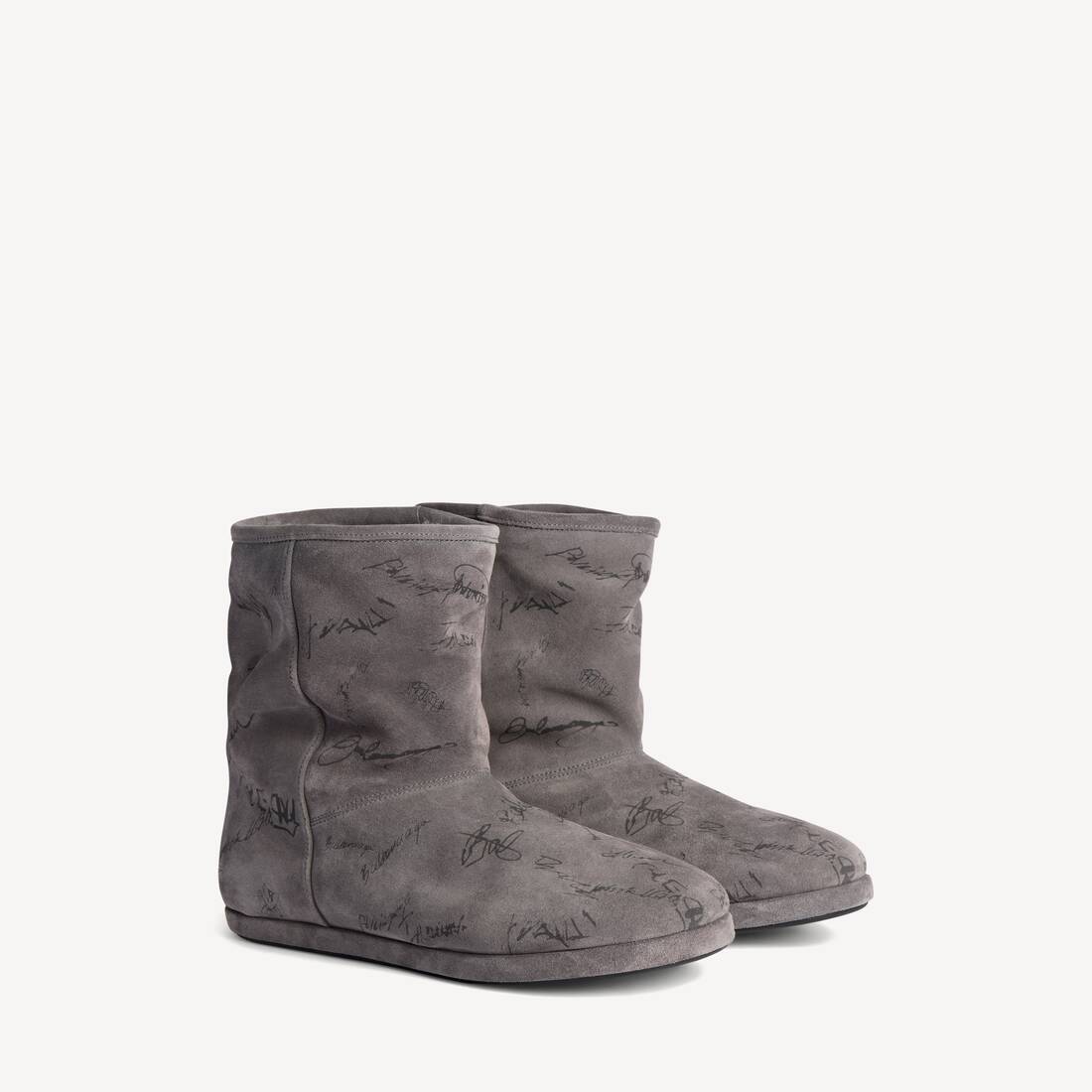 Herrars Alaska Soft Bootie i grå