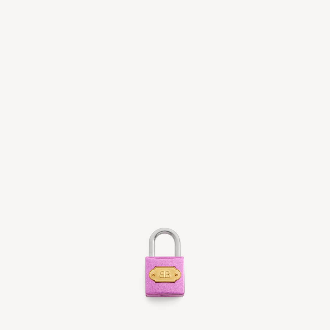 Kvinnas charm/nöckelring BB-låda i rosa/guld