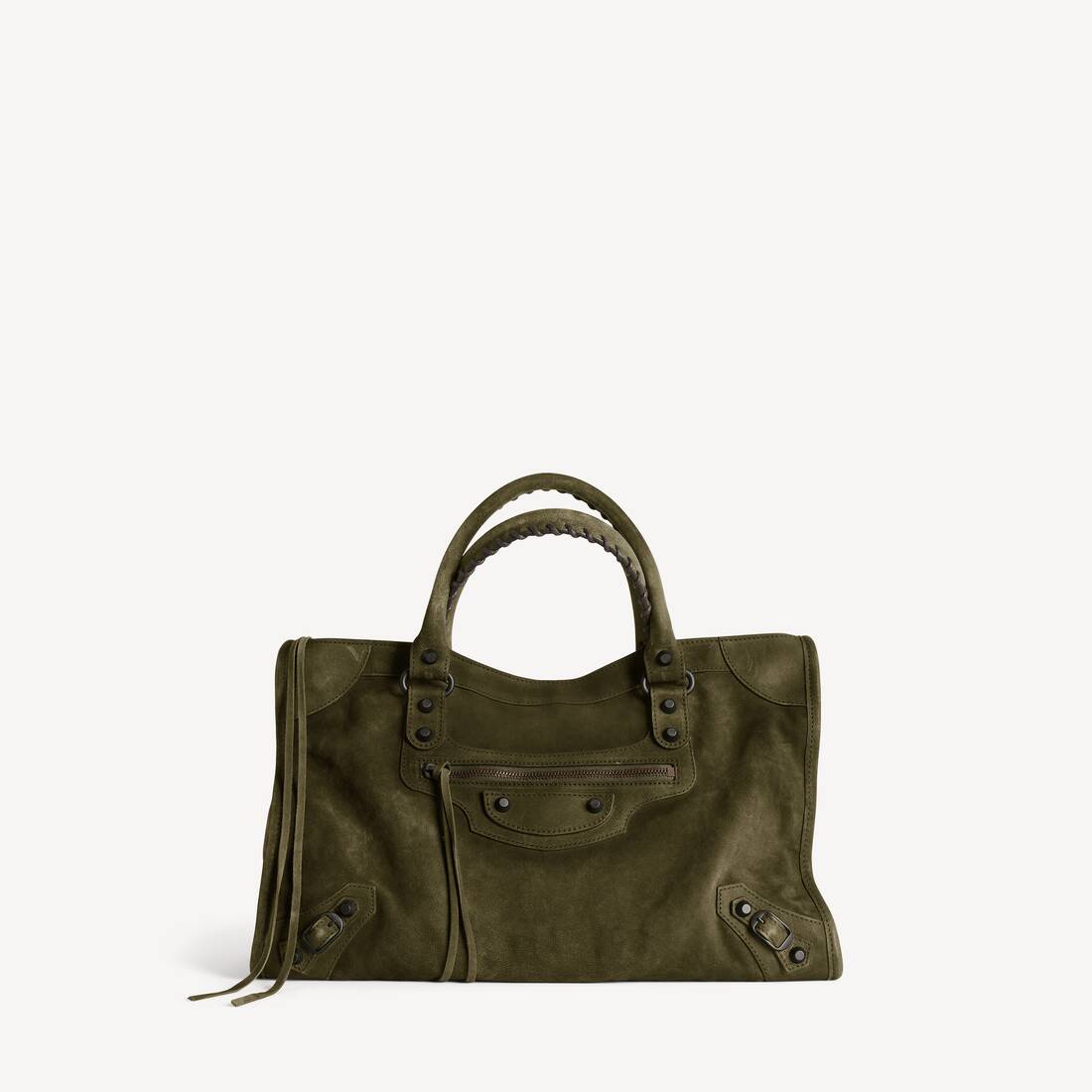 Damens Le City Bag Medium i kaki
