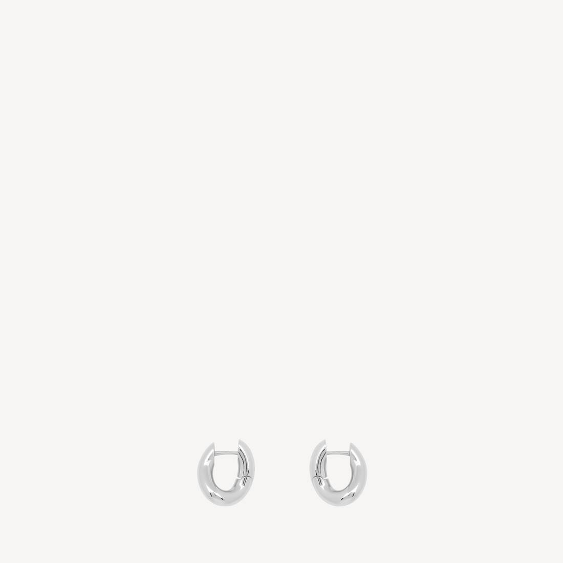 Kvinnors loop XXS örhängen i silver