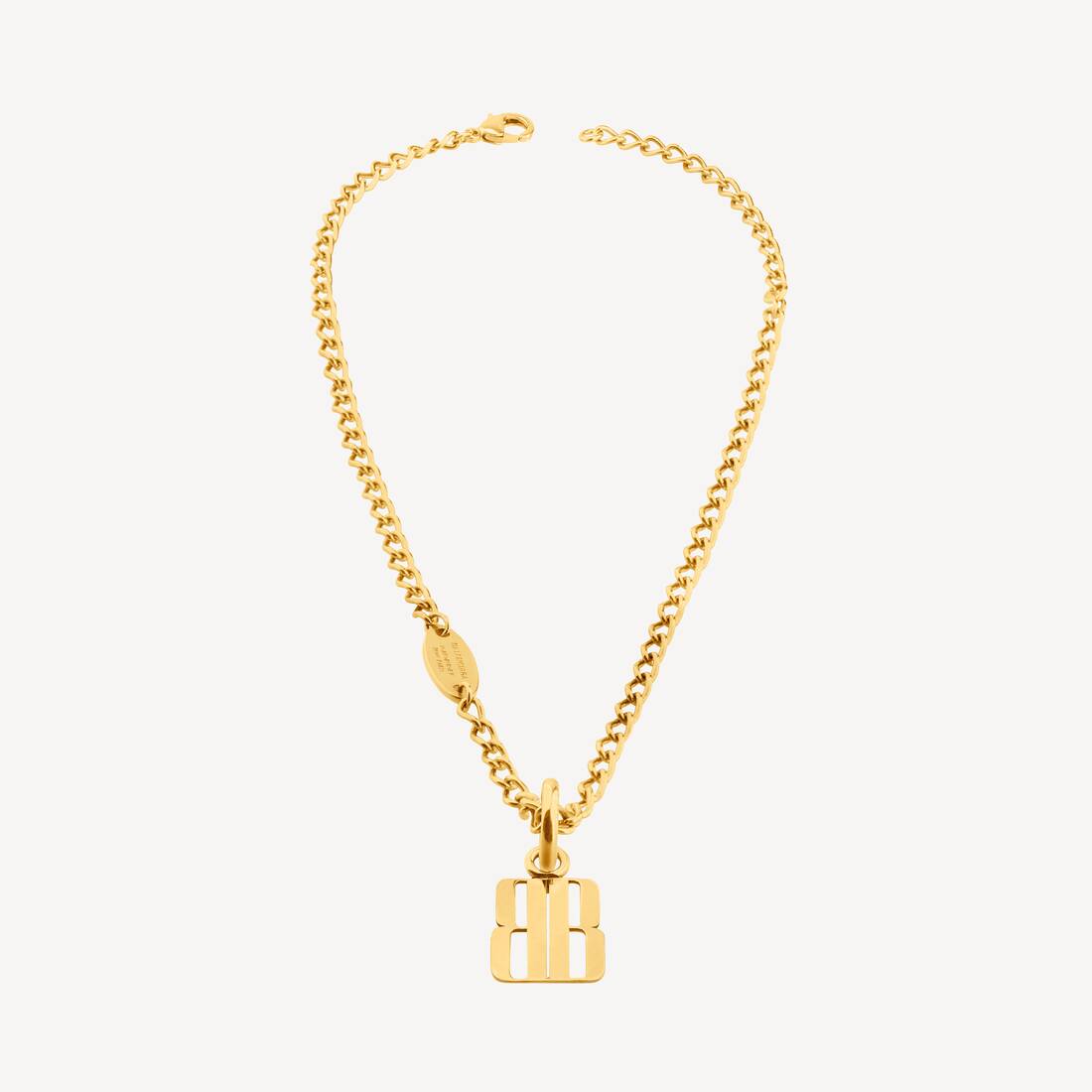 Nano tun halsband i guld