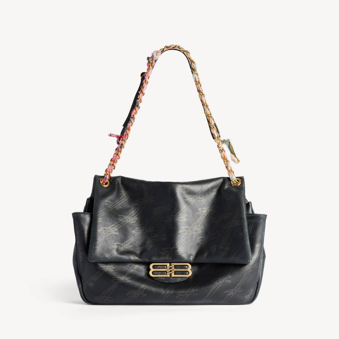Kvinnas Darling Chain Bag medium i svart