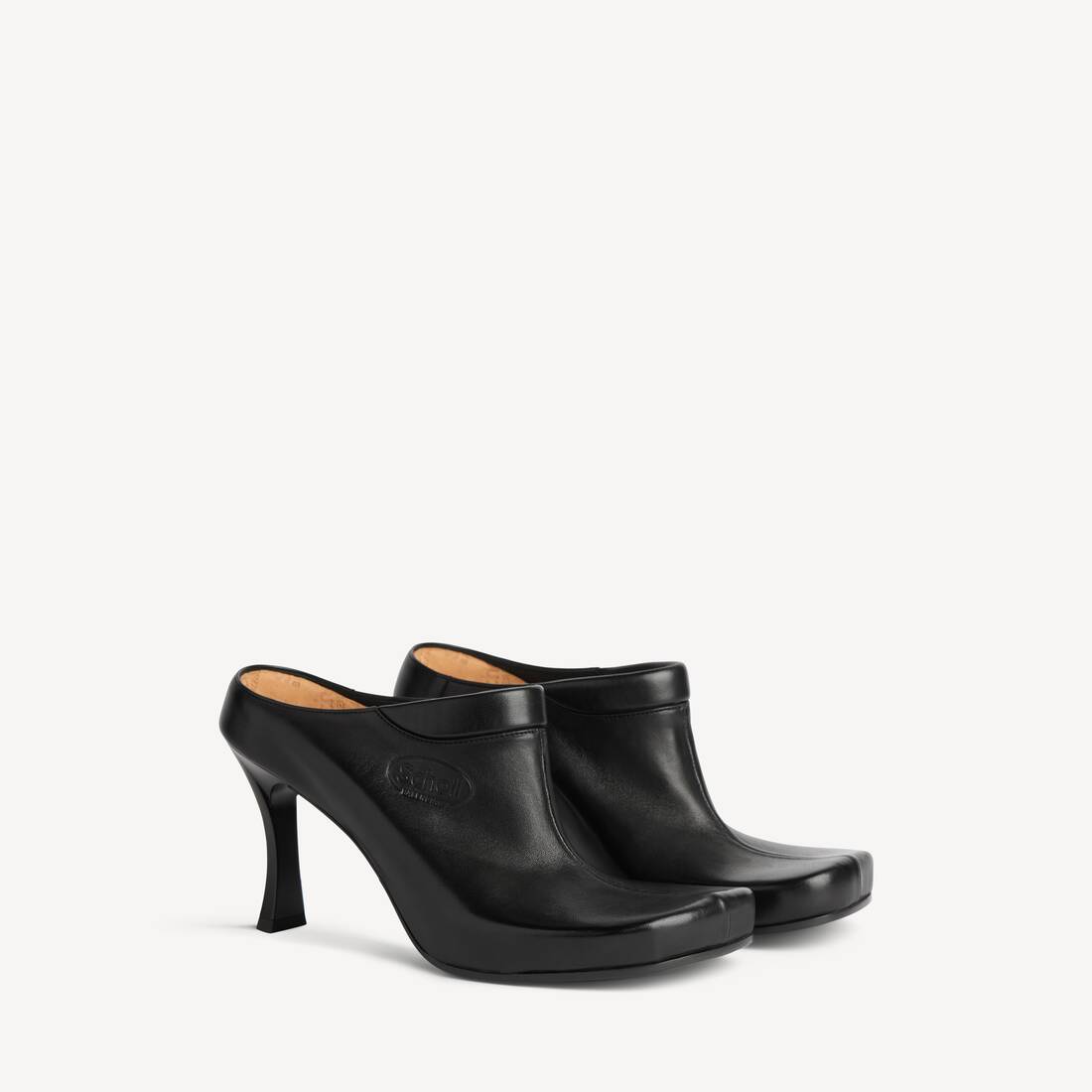 Damers Balenciaga I Scholl-mule i svart