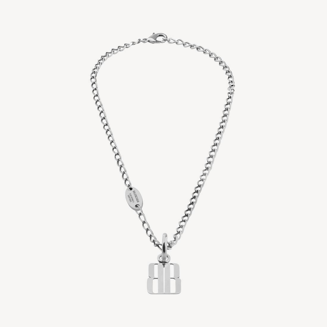 Nano tun halsband i silver