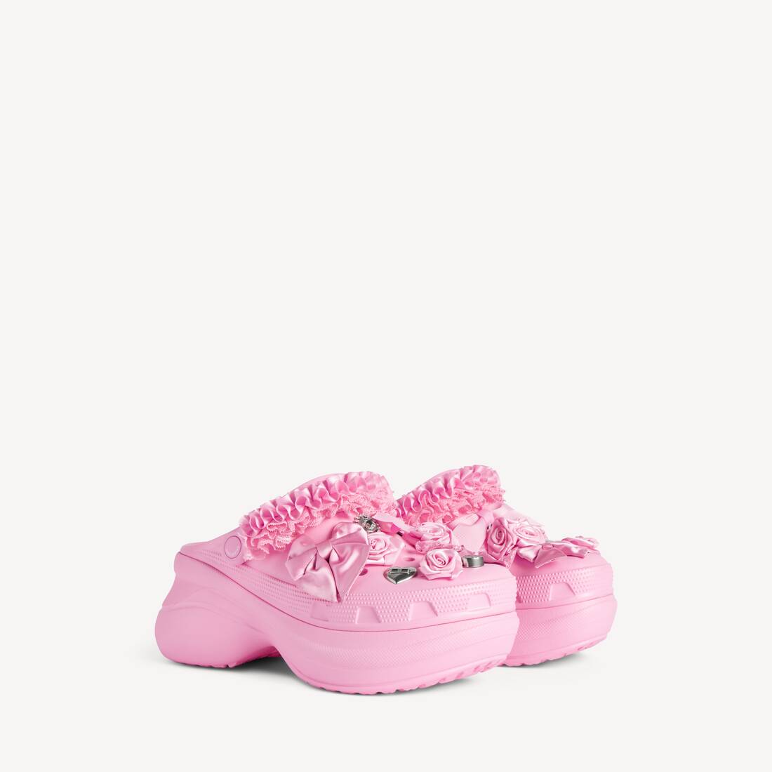 Kvinnas Crocs™ Mule Jibbitz™ i ljus rosa