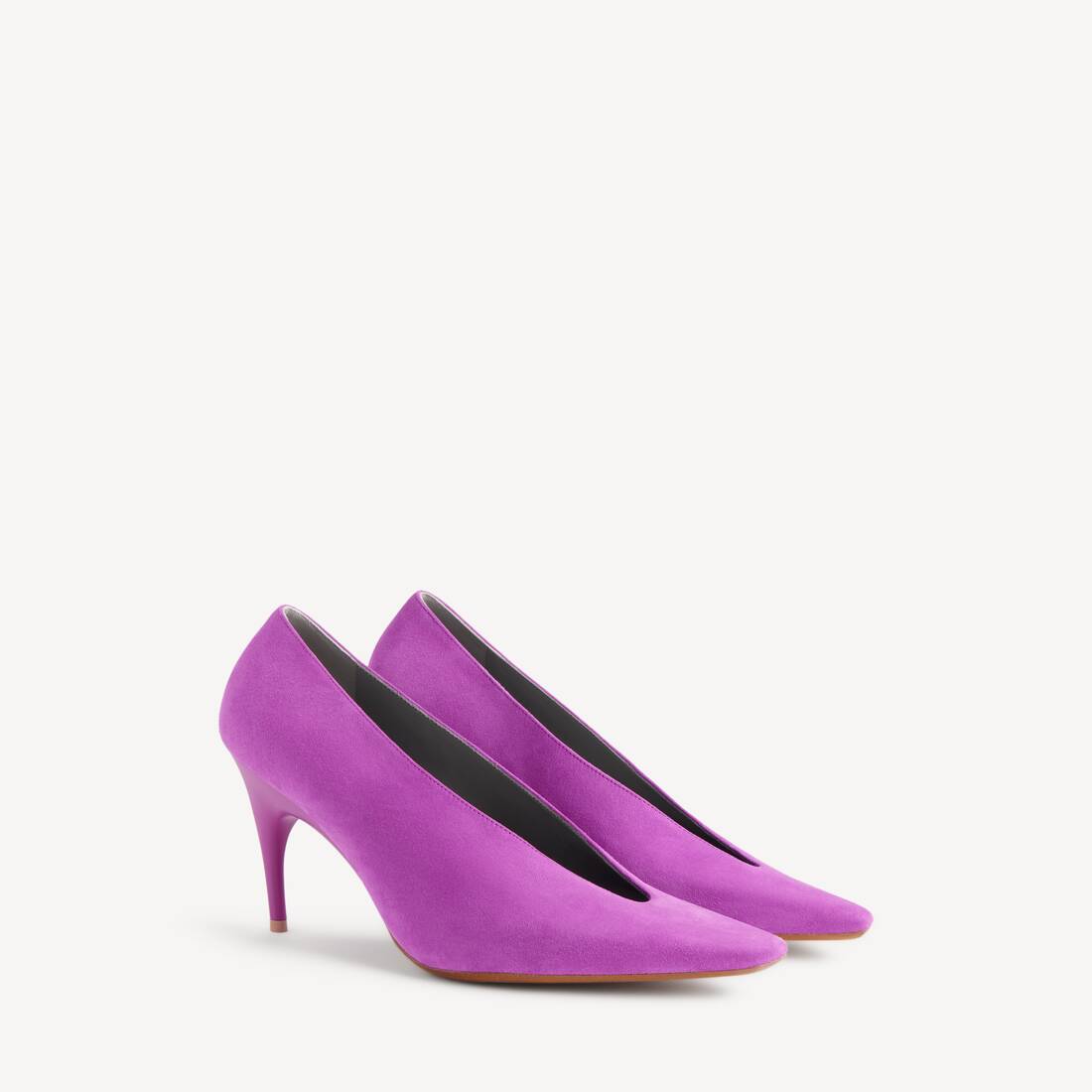 Damsk Duchesse-pump i azalea