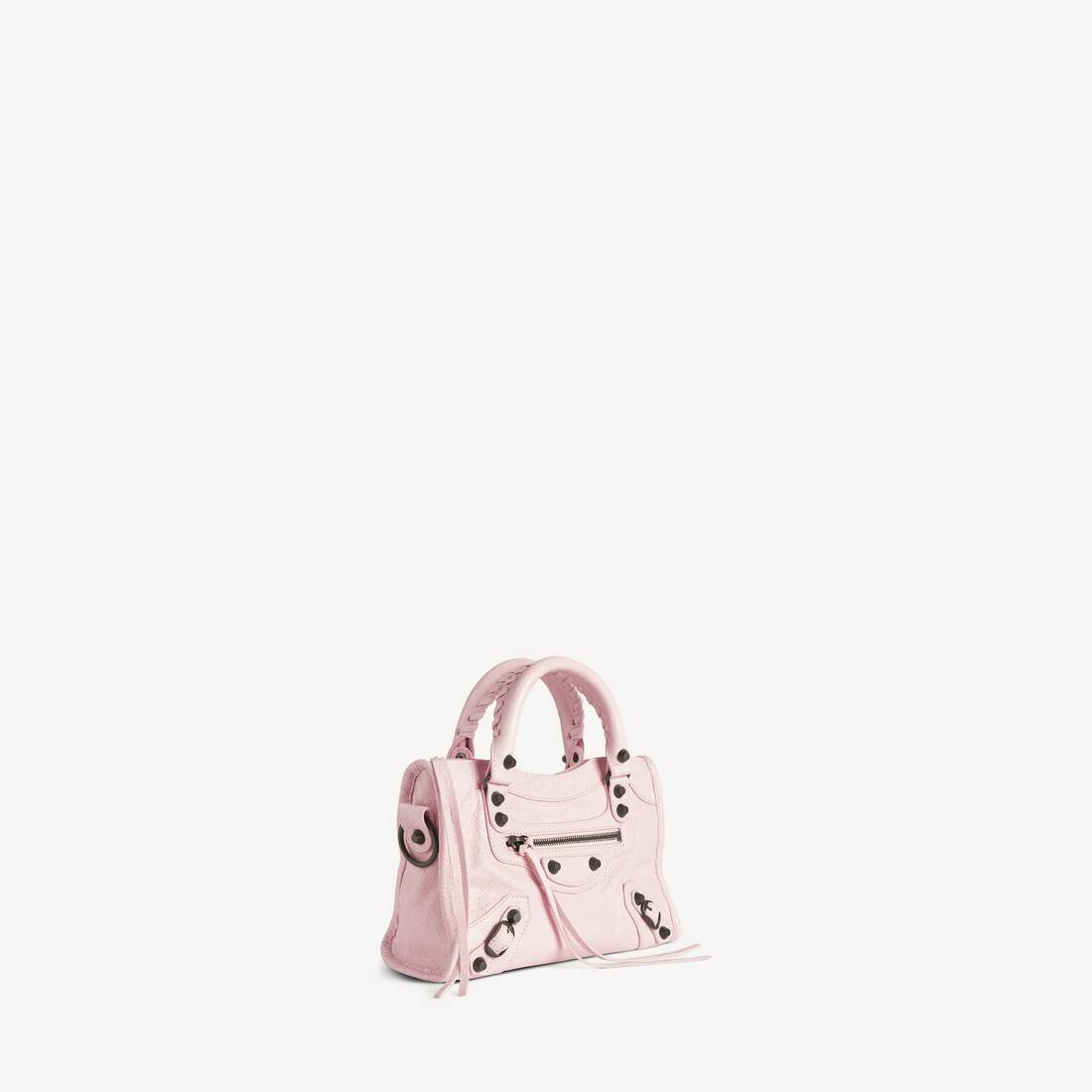 Damkassett Le City Bag Mini i blomstertyp rosa