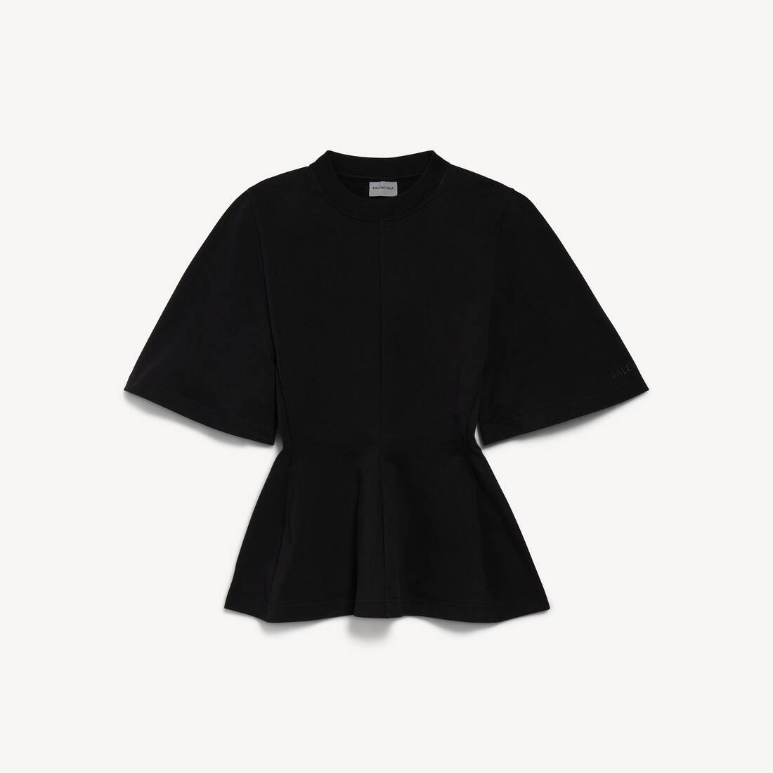 Damsk formad T-shirt i svart