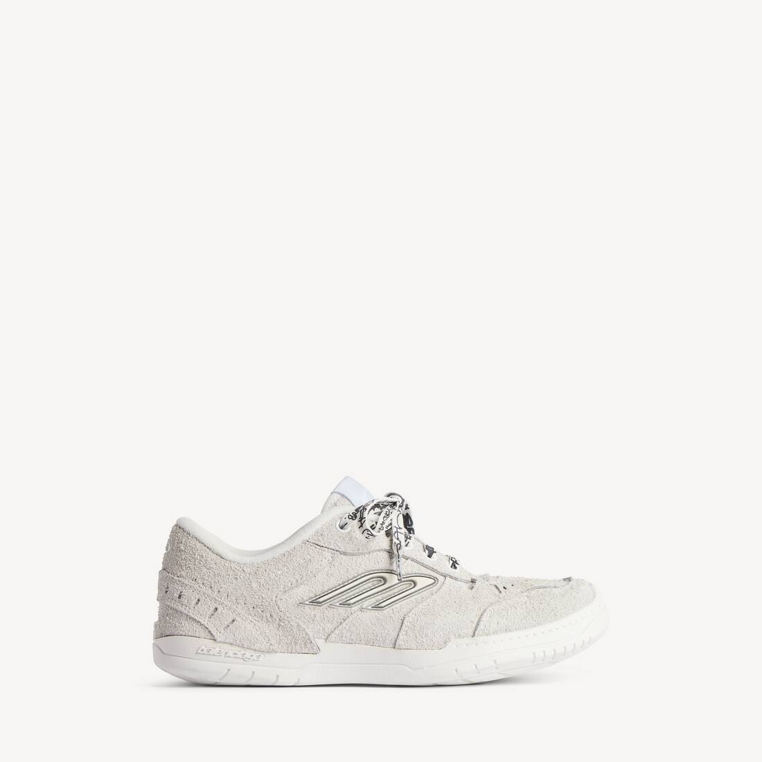 Herrarnas Hamptons Suede Sneaker i off-white/svart