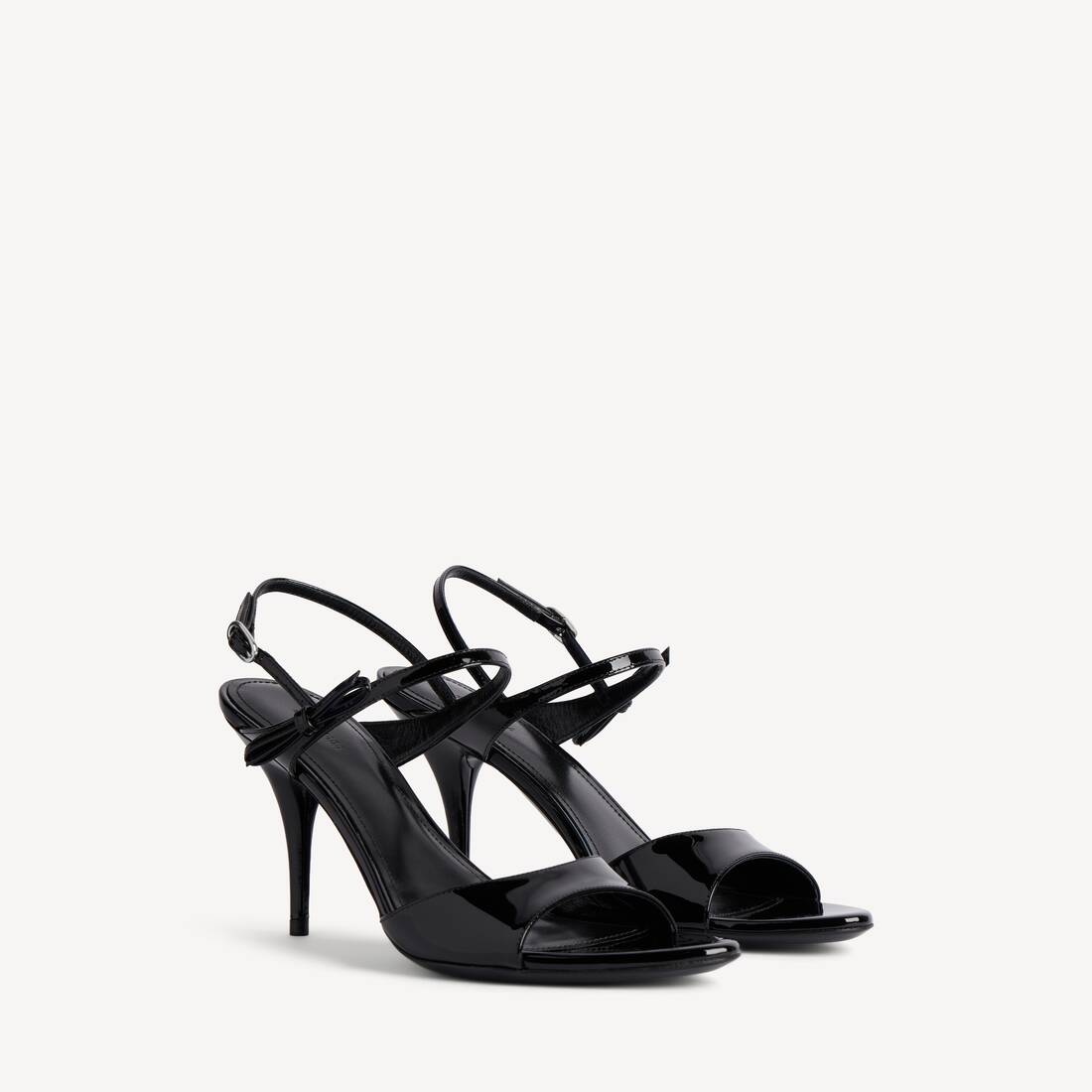 Damsk Avenue knoppsandal i svart/silver