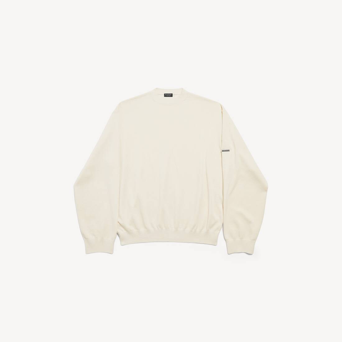 Herrarnas crewnecktröja i cream