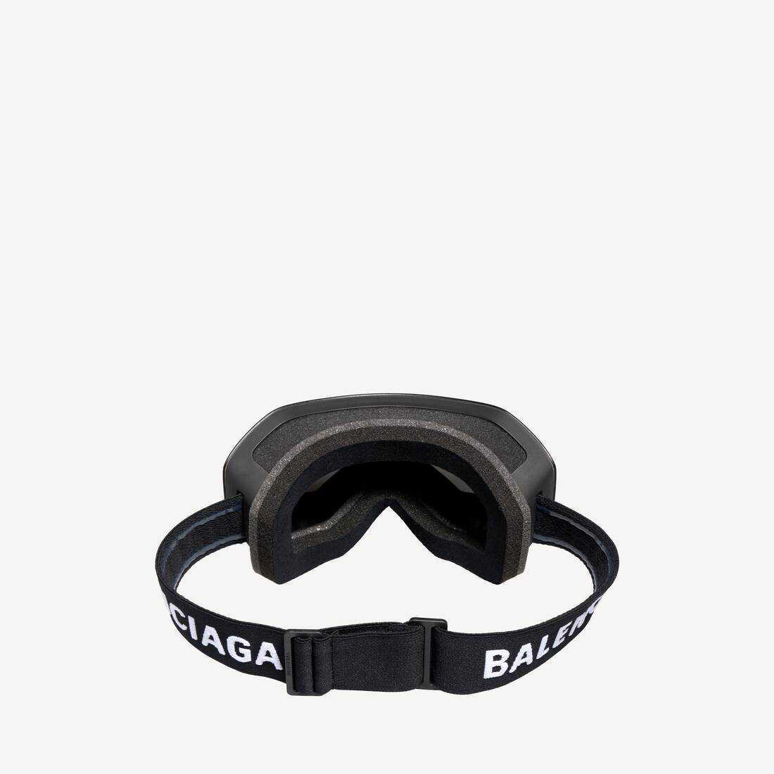 Skimask med glasögon i spegel silver