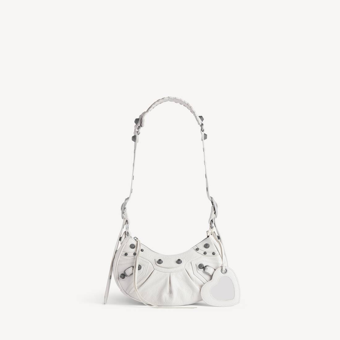 Kvinnas Le Cagole-axelbag Xs i vitt
