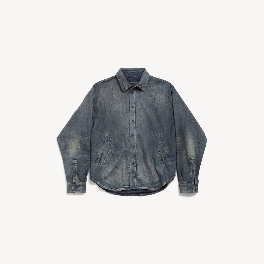 Herrarnas denimöverrock i blått