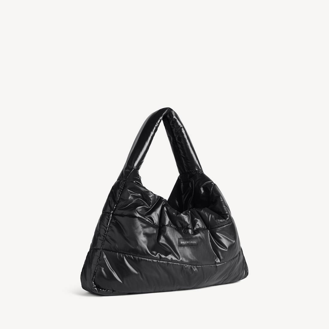 Herrarnas puffert Hobo-rygga med medium storlek i svart