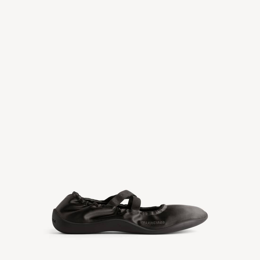Damas Shibuya platt ballerina i svart