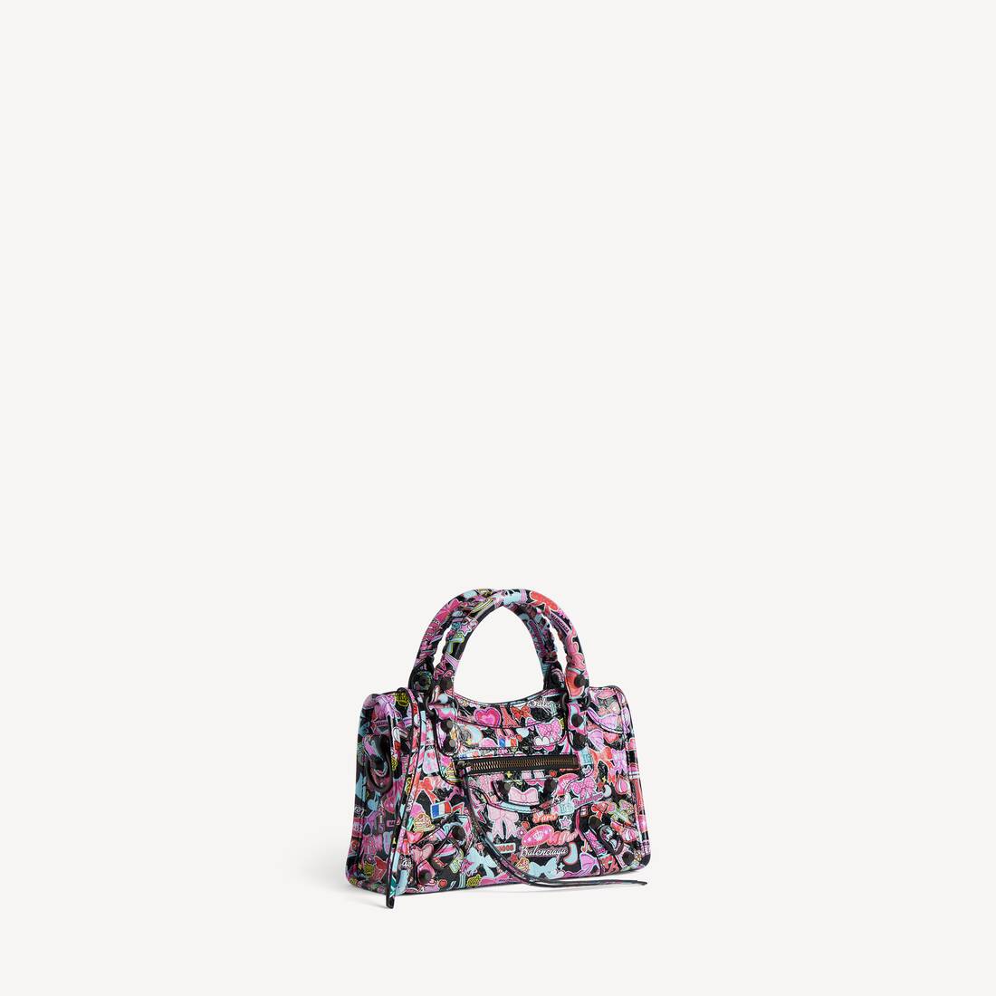 Damflicka Le City Bag Mini i Svart/multifärg
