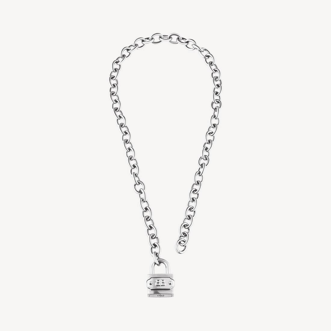 BB-låda halsband i silver/antik silver