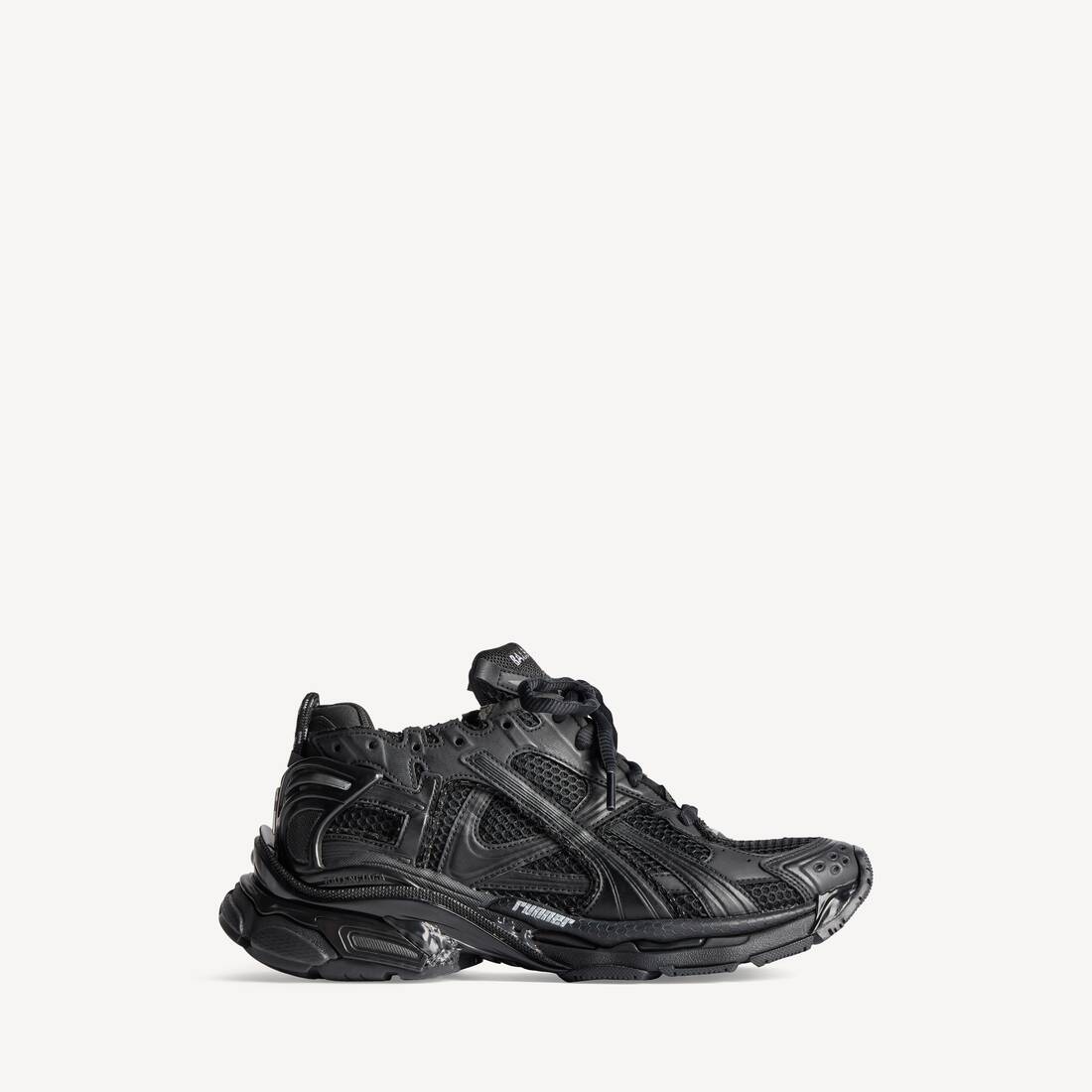Herrarnas löpande sneakers i svart