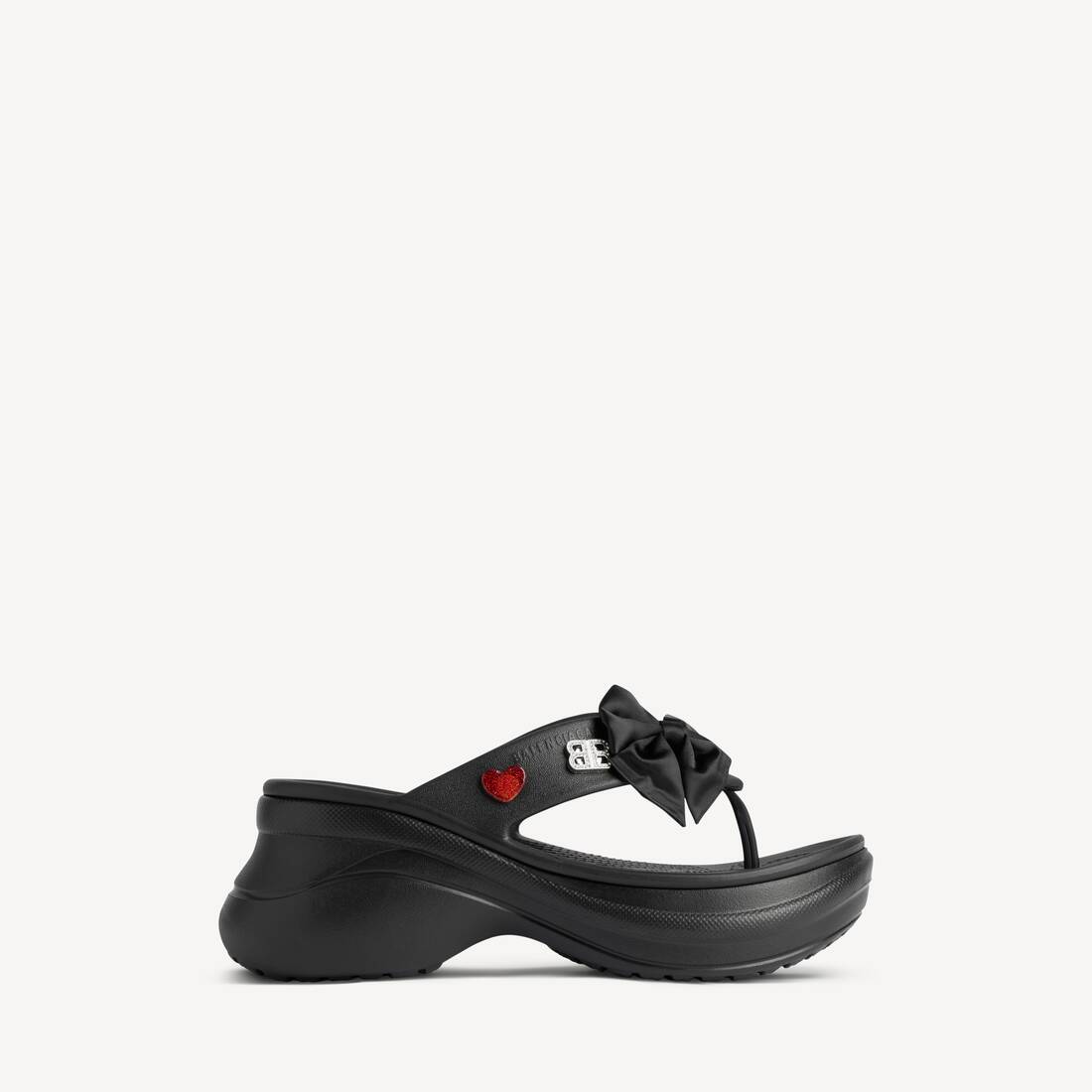Kvinnors Crocs™ Thong Jibbitz™ i svart