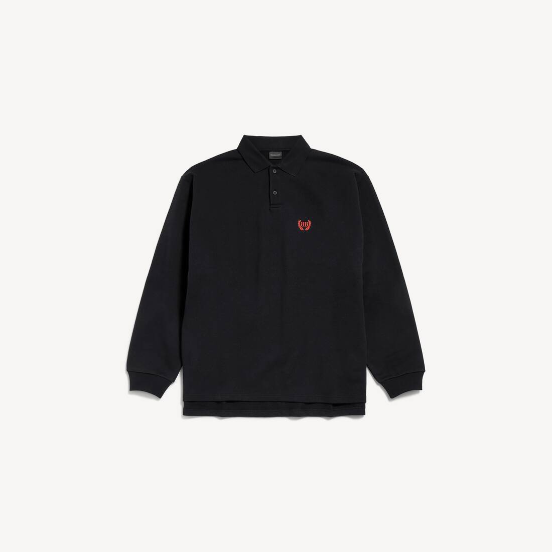 Herrarnas Laurel Classic långärmsad oversized poloklänning i svart