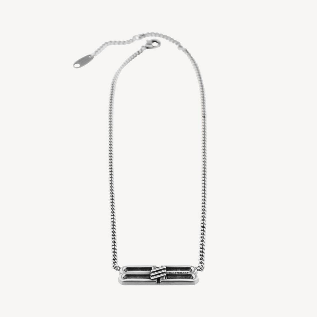 BB ikon halsband i antik silver