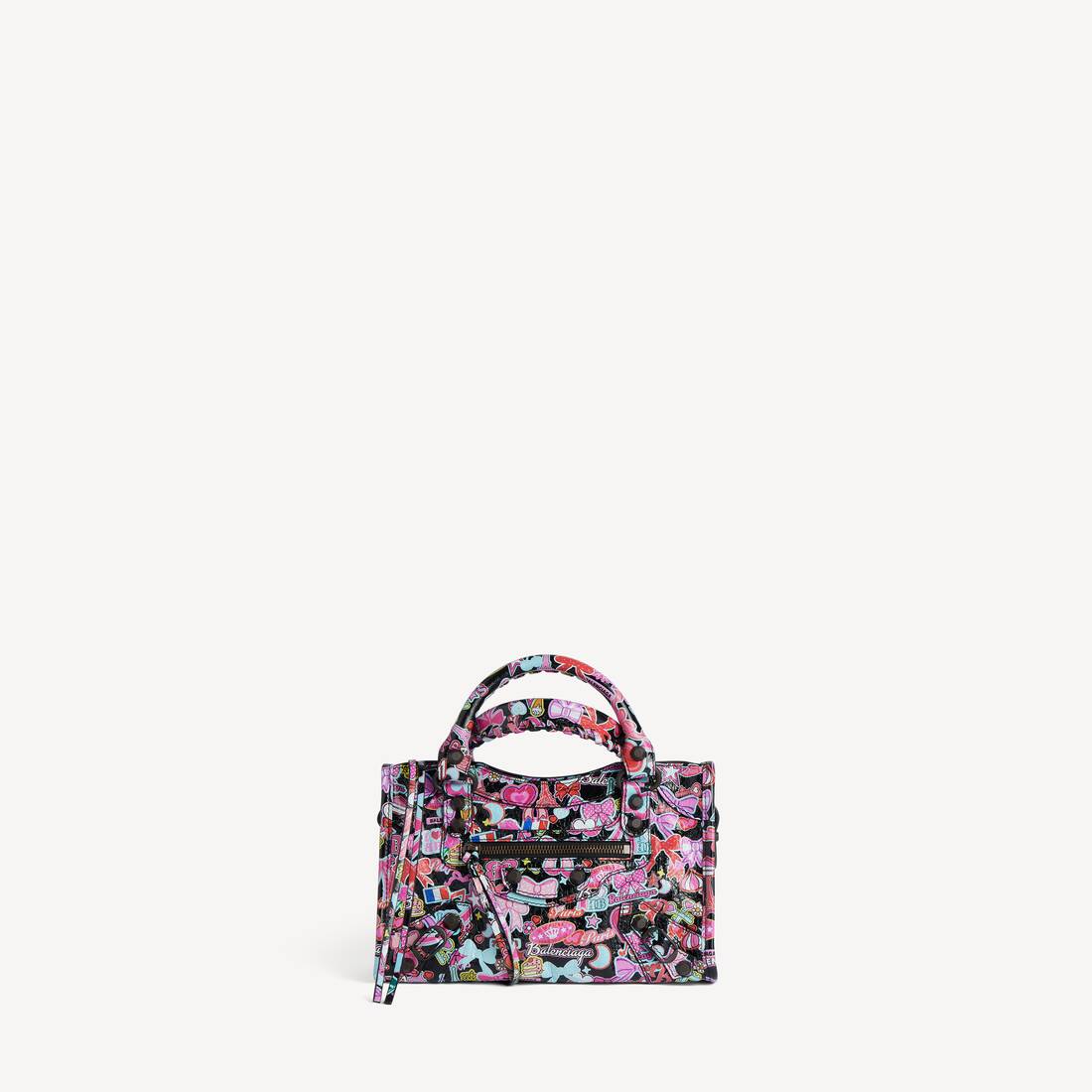 Damflicka Le City Bag Mini i Svart/multifärg