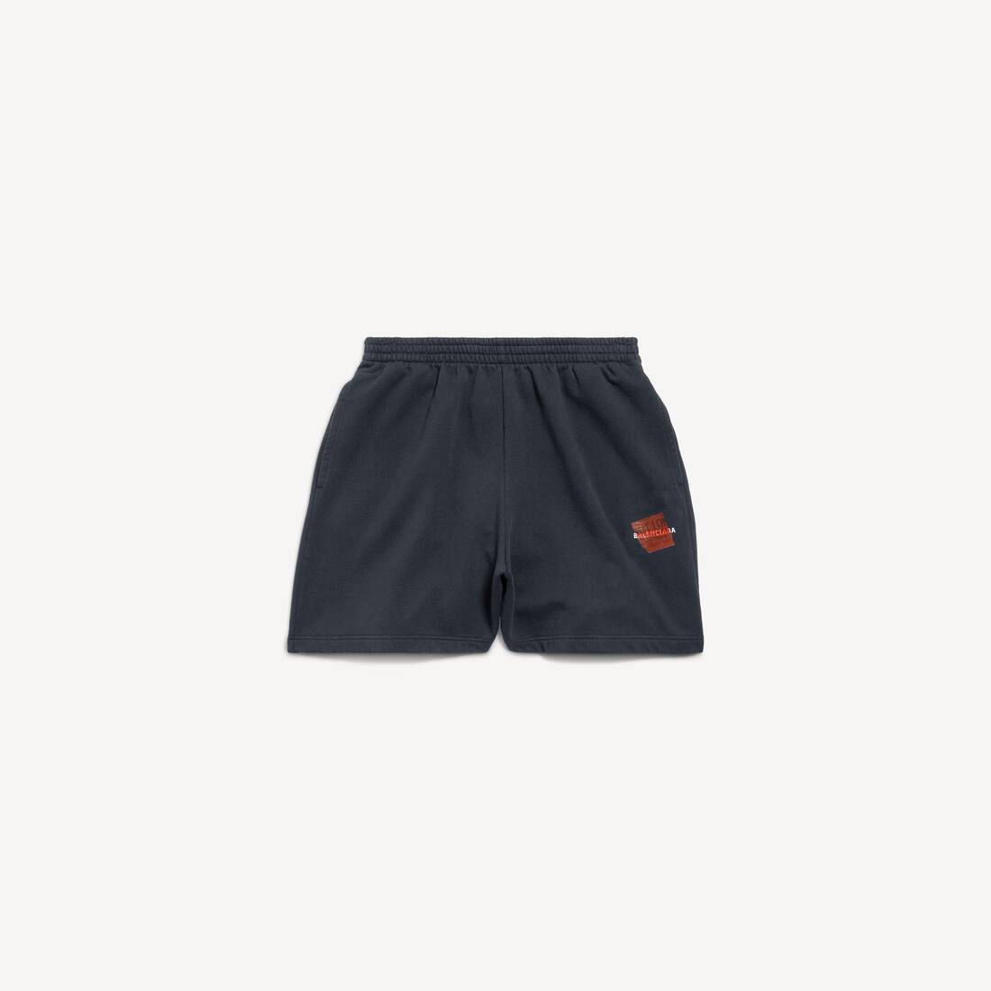 Herrarnas taped Balenciaga-bakshortar i släckt svart