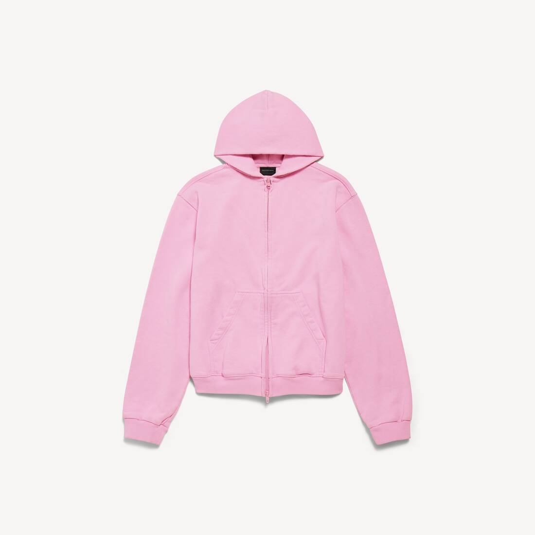 Damas knäppknäppad halsduk i ljus rosa