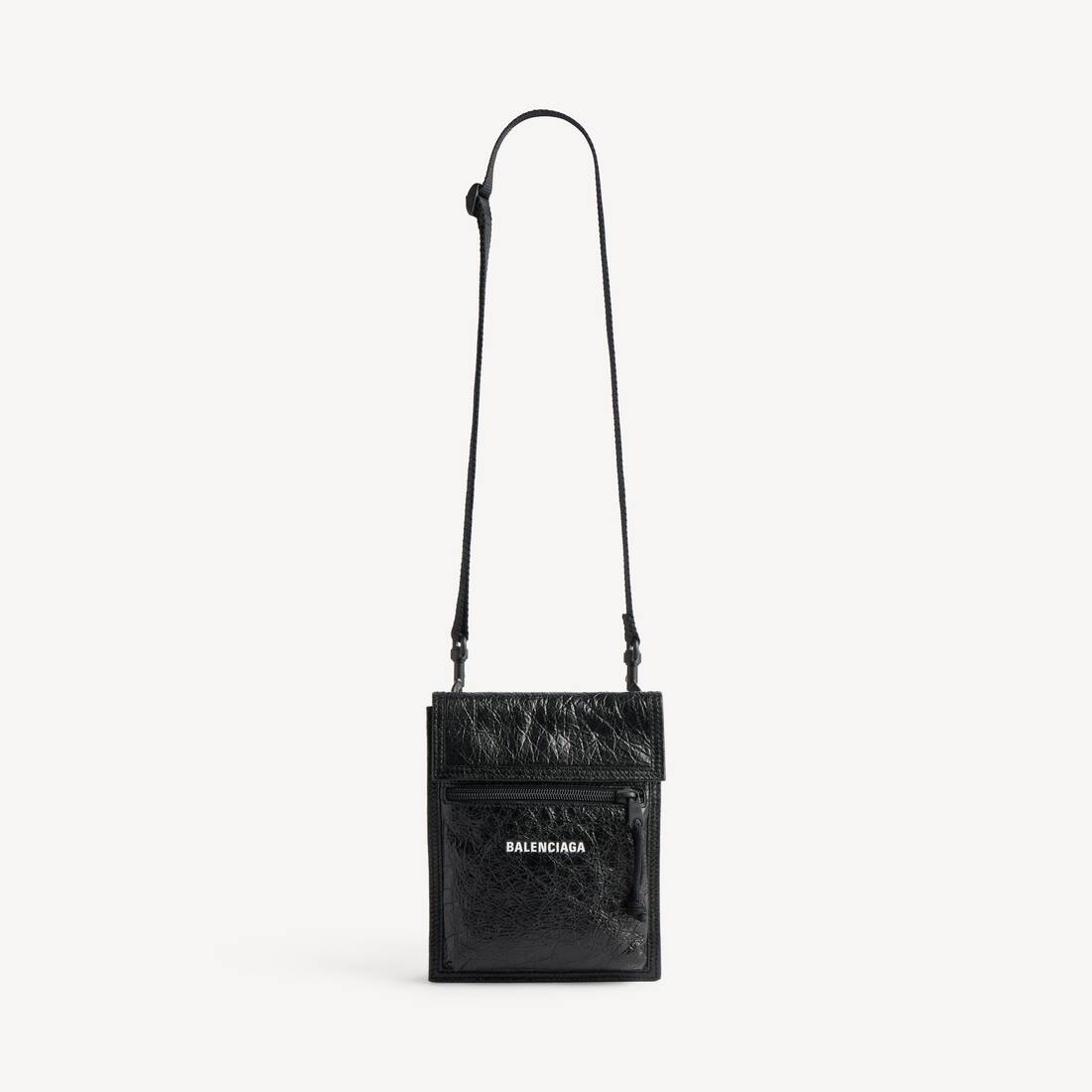 Herrars Explorer Pouch med rem liten i svart